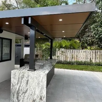Outdoor Kitchen done by Green Roots