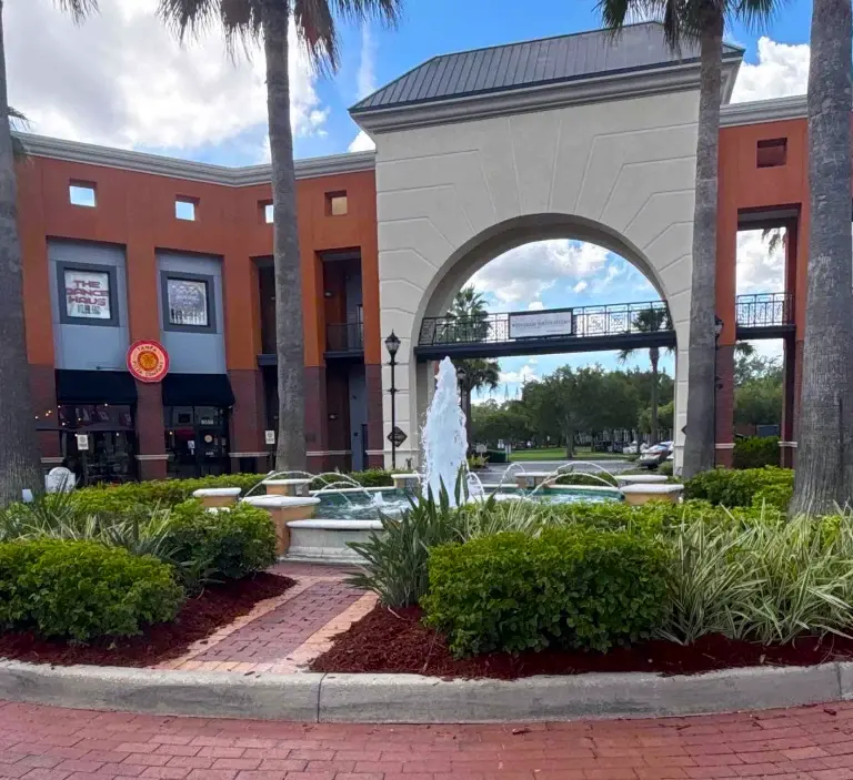 Westchase Plaza landscape project done by Green Root